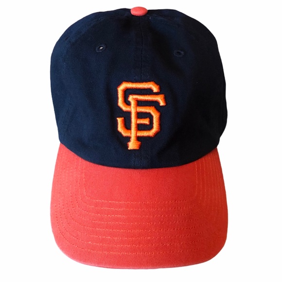 San Francisco Giants Baseball Cap Hat Black Orange - Picture 1 of 11